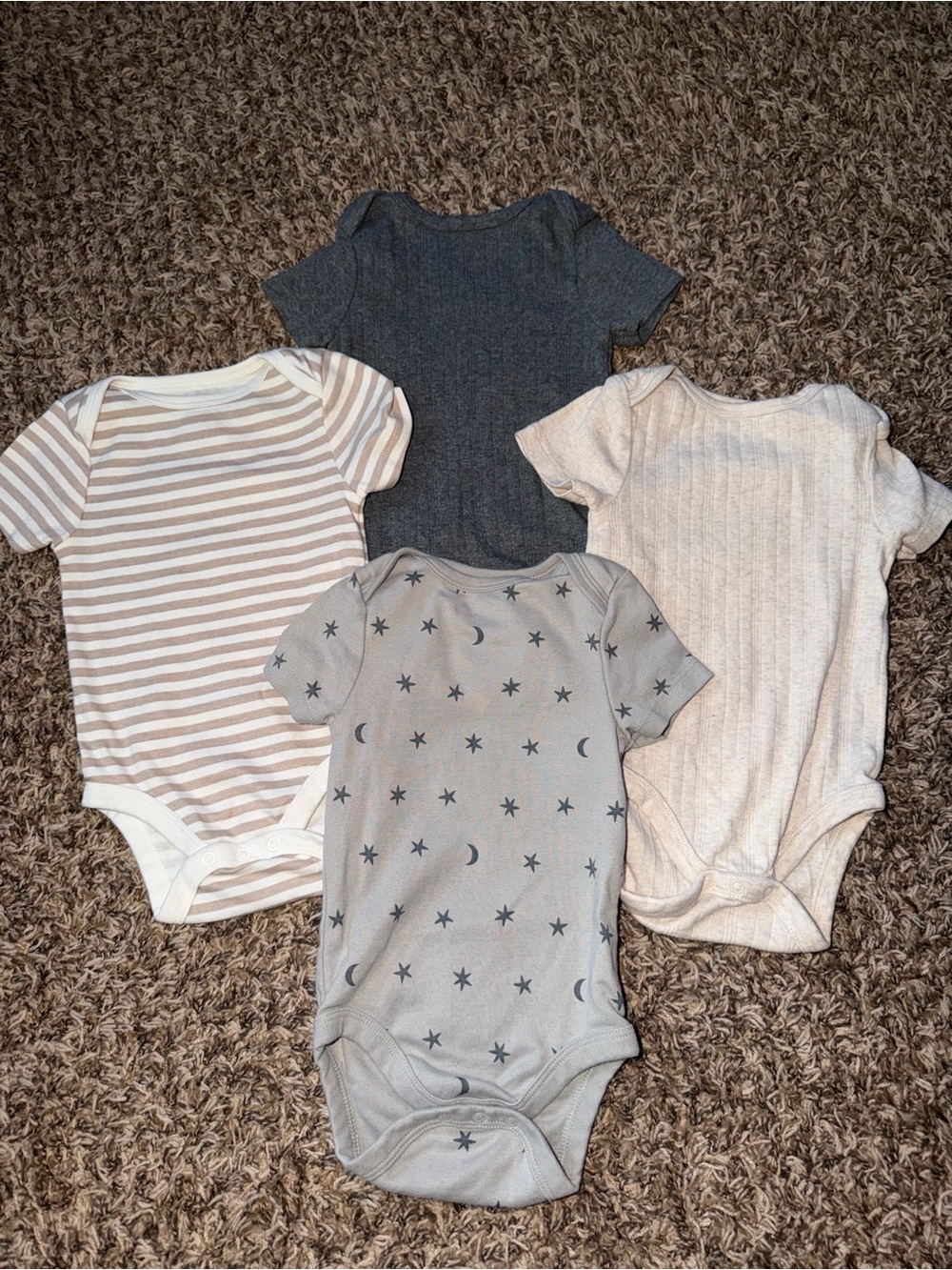 Cloud Island Baby Onesie Set - 4 Pack